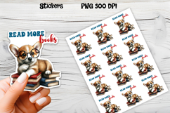 Funny dog stickers printable | Printable dog book stickers Product Image 1