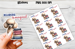 Funny dog stickers printable | Printable dog book stickers Product Image 1