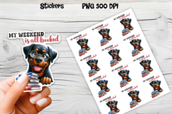 Funny dog stickers printable | Printable dog book stickers Product Image 1