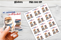 Funny dog stickers printable | Printable dog book stickers Product Image 1