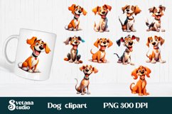 Funny dog clipart bundle design | Dog sublimation design