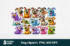 Funny dog clipart PNG | Cute animal sublimation | Pet lover Product Image 1