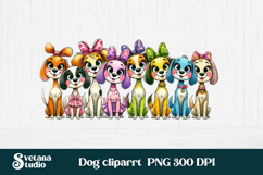 Funny dog clipart PNG | Cute animal sublimation | Pet lover Product Image 1