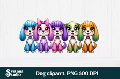 Funny dog clipart PNG | Cute animal sublimation | Pet lover Product Image 1