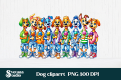 Funny dog clipart PNG | Cute animal sublimation | Pet lover Product Image 1