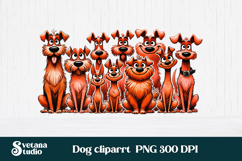 Funny dog clipart PNG | Cute animal sublimation | Pet lover Product Image 1