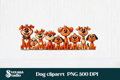 Funny dog clipart PNG | Cute animal sublimation | Pet lover Product Image 1