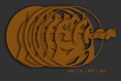 SVG Multilayer Cryptocurrency DOGEcoin Art Product Image 3