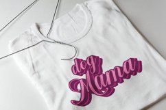 Pink 3D Dog Mama Sublimation Design Product Image 1