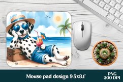 Dog mouse pad PNG | Mousepad | Animal mouse pad Product Image 1