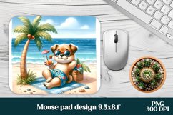 Cute dog mouse pad | Animal mouse pad PNG Product Image 1