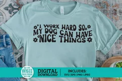 Funny Dog Mama SVG | Retro Dog Mom Shirt Product Image 1