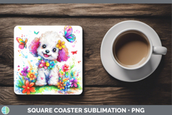 GorgeousDogs 01 Adorable Square Coaster design.