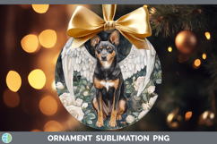 GorgeousDogs 01 Angel Ornament design.
