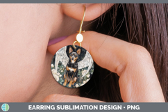 GorgeousDogs 01 Angel Round Earrings design.
