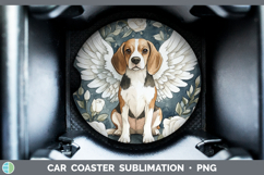 GorgeousDogs 01 Angel Car Coaster design.