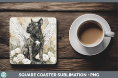 GorgeousDogs 01 Angel Square Coaster design.