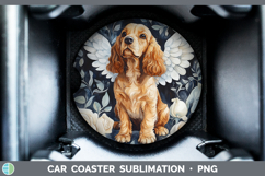 GorgeousDogs 01 Angel Car Coaster design.