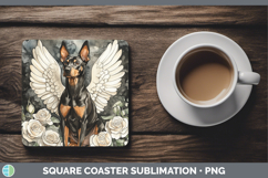 GorgeousDogs 01 Angel Square Coaster design.