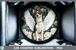 GorgeousDogs 01 Angel Car Coaster design.