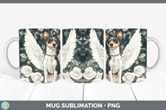 GorgeousDogs 01 Angel Mug Wrap design.