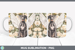 GorgeousDogs 01 Angel Mug Wrap design.