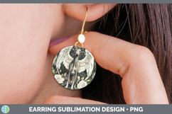 GorgeousDogs 01 Angel Round Earrings design.
