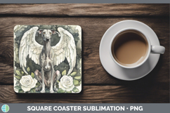 GorgeousDogs 01 Angel Square Coaster design.
