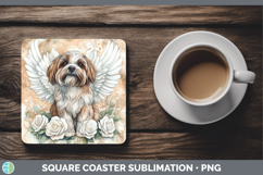 GorgeousDogs 01 Angel Square Coaster design.