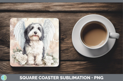 GorgeousDogs 01 Angel Square Coaster design.