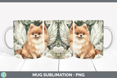 GorgeousDogs 01 Angel Mug Wrap design.