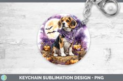 GorgeousDogs 01 Bandana Halloween Keychain design.