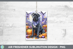 GorgeousDogs 01 Bandana Halloween Air Freshener design.