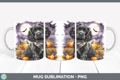 GorgeousDogs 01 Bandana Halloween Mug Wrap design.