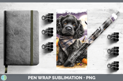 GorgeousDogs 01 Bandana Halloween Pen Wrap design.