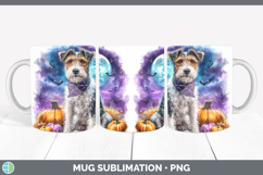 GorgeousDogs 01 Bandana Halloween Mug Wrap design.