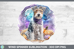 GorgeousDogs 01 Bandana Halloween Wind Spinner design.