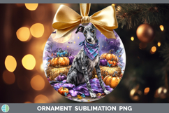 GorgeousDogs 01 Bandana Halloween Ornament design.