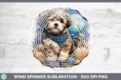 GorgeousDogs 01 Bandana Halloween Wind Spinner design.