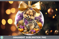 GorgeousDogs 01 Bandana Halloween Ornament design.