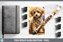 GorgeousDogs 01 Bandana Halloween Pen Wrap design.