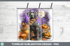 GorgeousDogs 01 Bandana Halloween Tumbler design.