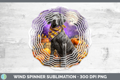 GorgeousDogs 01 Bandana Halloween Wind Spinner design.