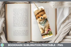 GorgeousDogs 01 Bandana Summer Bookmark design.