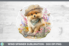 GorgeousDogs 01 Bandana Summer Wind Spinner design.