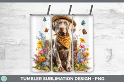 GorgeousDogs 01 Bandana Summer Tumbler design.