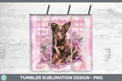 GorgeousDogs 01 Checker Valentine Tumbler design.