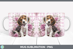 GorgeousDogs 01 Checker Valentine Mug Wrap design.