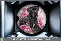GorgeousDogs 01 Checker Valentine Car Coaster design.