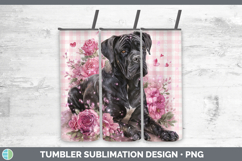 GorgeousDogs 01 Checker Valentine Tumbler design.